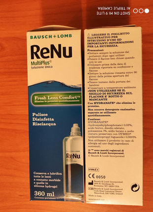 Розчин для лінз ReNu Multiplus 360 ml.