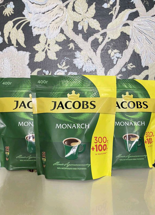 Jacobs Monarch 400гр Якобс Монарх Розчинна кава Сублімована кава