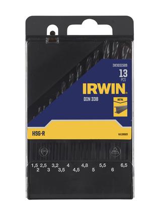 Набор сверл Irwin по металу HSS PRO в кейсе Ø1.0 - 6,5 мм, 13 шт.