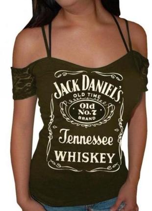 Жіноча футболка jack daniel's