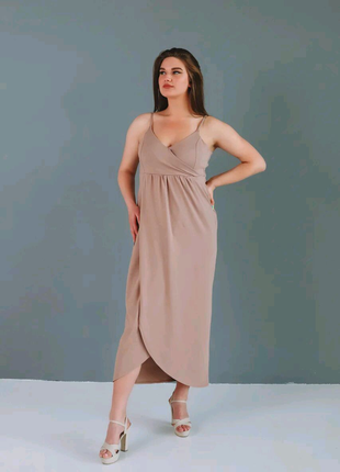 Електронна викрійка сукня - сарафан "Какао"