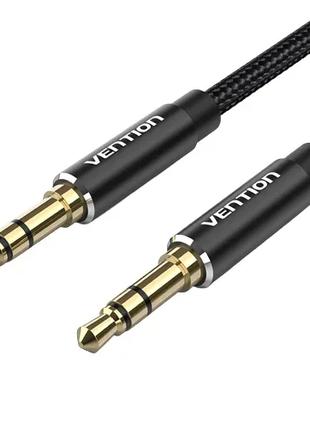 AUX аудио кабель Vention Audio 3.5 мм в тканевой оплетке 0.5 м...