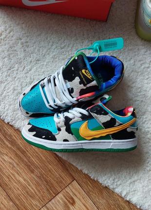 Крутые кроссовки унисекс nike sb dunk ben jerrys