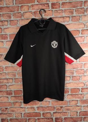 Спортивная футболка поло nike dri fit manchester united