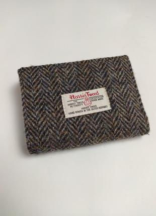 Стильный твидовый кошелек harris tweed