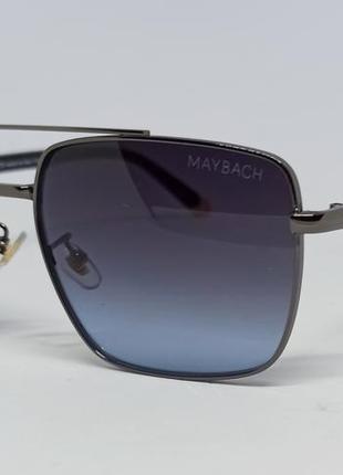 Maybach очки мужские солнцезащитные серо синий градиент в сере...
