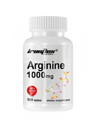 Аминокислота IronFlex Arginine 1000 mg, 100 таблеток