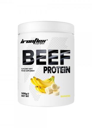 Протеин IronFlex Beef Protein, 500 грамм Банан