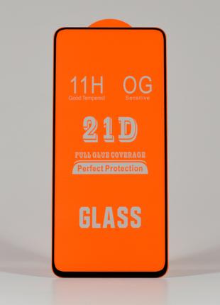 Защитное стекло для Poco F3 клеевой слой по всей поверхности 21D