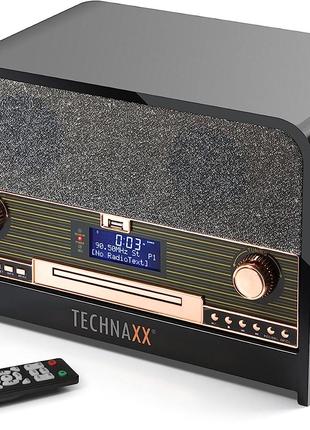 Стерео радио Technaxx Retro DAB + / FM с проигрывателем компак...