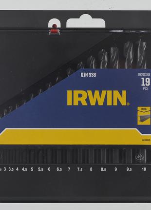 Набор сверл Irwin по металу HSS PRO Ø1 - 10 мм, 19 шт.