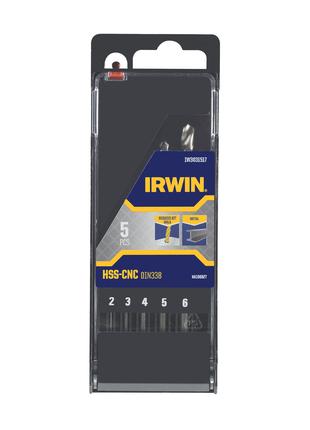 Набор сверл Irwin по металу HSS-CNC PRO Ø2 - 6 мм, 5 шт.