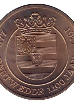 НІДЕРЛАНДИ Пам'ятна монета жетон Penningen / Steden / Onstwedd...