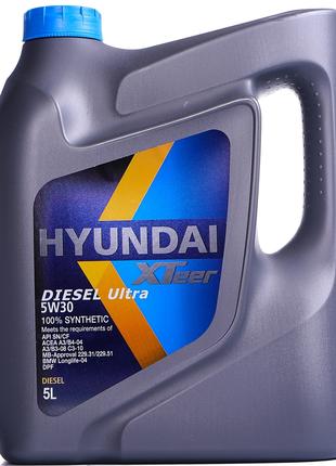 Масло моторное HYUNDAI Xteer Diesel Ultra 5w-30, 5л 1051222