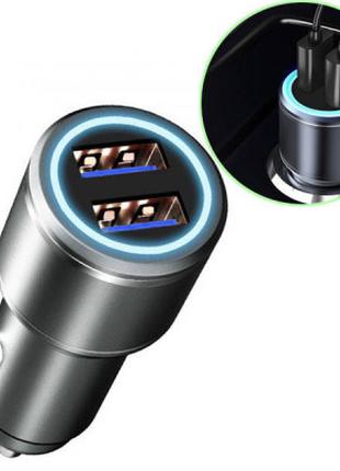 Зарядний Адаптер Car Charger 2 USB 12-24V 3.1A MAX