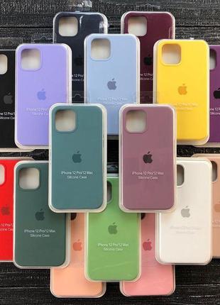 Full Silicone Case на iPhone 12 / 12 Pro / Силиконовый чехол д...