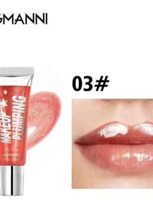 Блеск для губ langmanni с эффектом объема оттенок номер 3