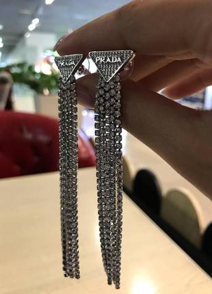 Сережки прада
