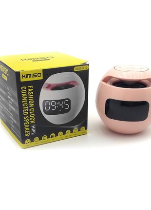 Часы электронные KIMISO KMS-K12 мини Bluetooth FM колонка micr...