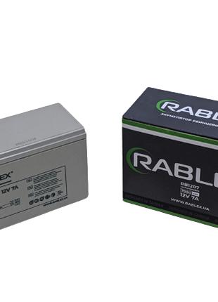 Аккумулятор свинцово-кислотный Rablex 12V-7Ah, Аккумулятор быт...