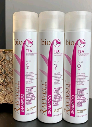 Raywell bio tea шампунь жіночий проти випадання волосся