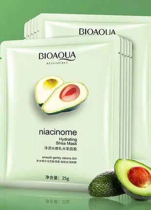 Маска для обличчя з екстрактом авокадо bioaqua 25 г