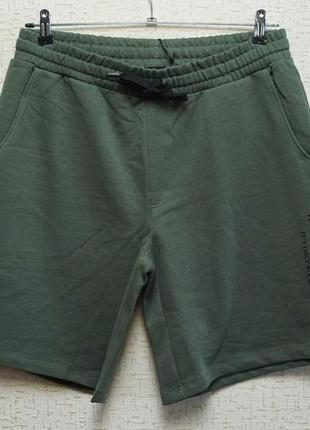 Мужские спортивные шорты бермуды johnорд темно-зеленого цвета