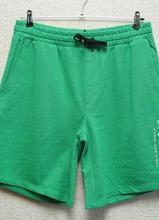 Спортивные мужские шорты бермуды johnорд, зеленого цвета