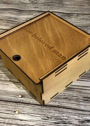 Коробка з фанери з висувною кришкою 23х11х10см 3мм Код/Артикул...