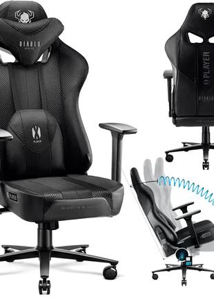 Геймерское игровое кресло Diablo Chairs X-Player 2.0 черное