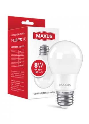 LED лампа MAXUS A55 8W 4100K 220V E27