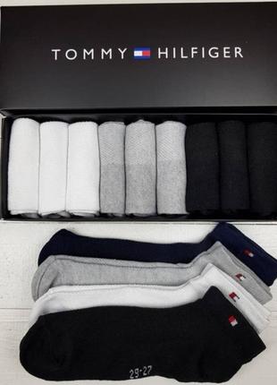 Набір чоловічих шкарпеток tommy hilfiger — 12 пар у подарунков...