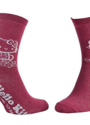 Носки Hello Kitty Sitting On A Knot 1-pack 35-41 burgundy 1384...