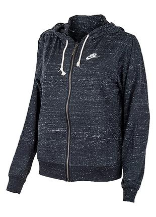 Жіноча Толстовка Nike W NSW GYM VNTG EASY FZ HOODIE Чорний S (...