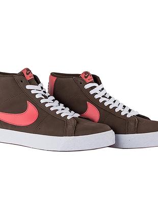 Кроссовки Nike NIKE SB ZOOM BLAZER MID Коричневый 49.5 (FD0731...