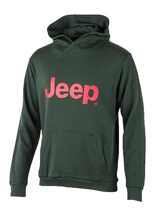 Мужское Худи JEEP HOODED SWEATSHIRT Хаки M (O102566-E848 M)