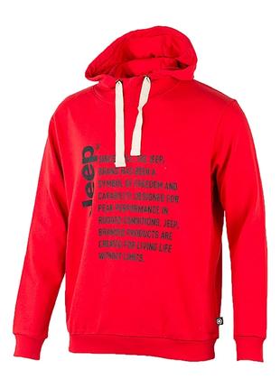 Чоловіче Худі JEEP HOODED SWEATSHIRT Since 1941 Червоний 2XL (...