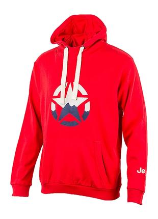 Мужское Худи JEEP HOODED SWEATSHIRT STAR Красный S (O102568-R7...