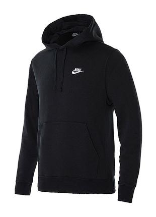 Чоловіча Толстовка Nike M NSW CLUB HOODIE PO BB Чорний XL (BV2...