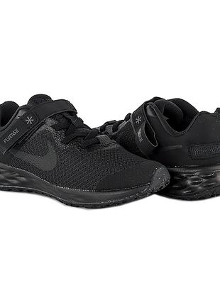 Детские Кроссовки Nike REVOLUTION 6 FLYEASE NN (PS) Черный 31....