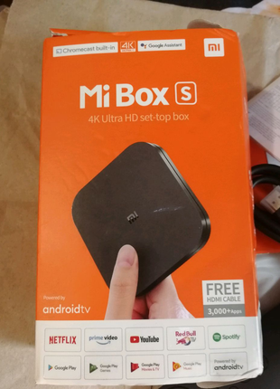 Xiaomi Mi Box S 4k новая запечатаная