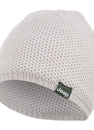 Мужская Шапка JEEP TRICOT HAT J22W Серый One size (O102599-J863)