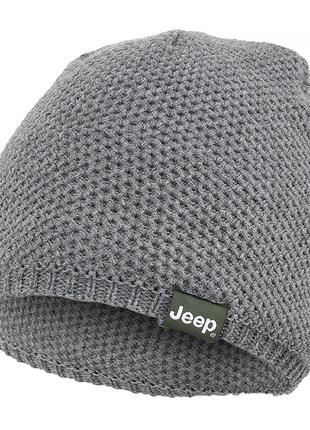 Мужская Шапка JEEP TRICOT HAT J22W Серый One size (O102599-G557)