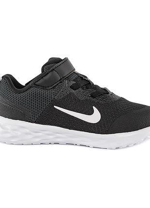 Детские Кроссовки Nike REVOLUTION 6 TDV Черный 26 (DD1094-003 26)