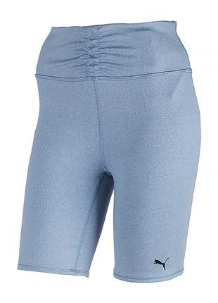 Женские Шорты Puma STUDIO FOUNDATION SHORT TGHT Голубой M (521...