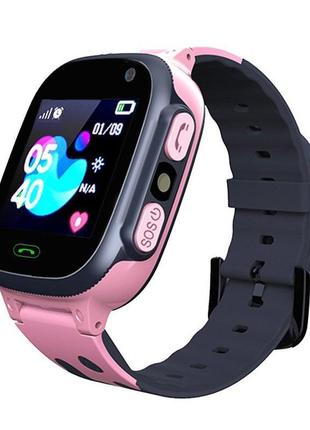 Детские Смарт часы S1 Розовые (Smart Watch) Умные часы