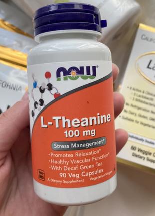 L- Theanine, L- теанін, США, 100 мг і 200 мг, теанін, тіанін