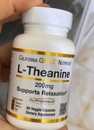 L- Theanine, AlphaWave, L- теанин, 100 мг и 200 мг, теанин тианин