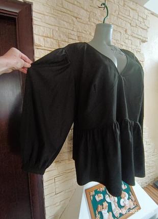 Женская блуза с объёмным рукавом большой размер 56 58