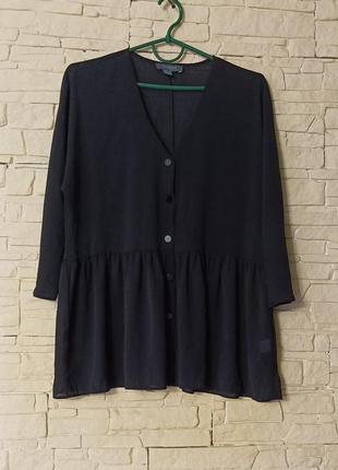 Женская весенне-летняя блуза свободного кроя, размер 46-48